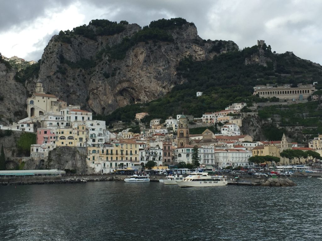 Amalfi view from pier